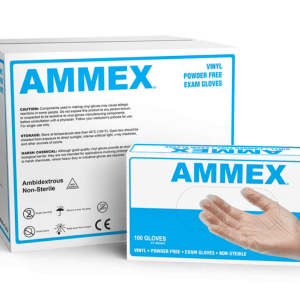 Ammex Vinyl Gloves - Medical Grade - Box 100 - As Low As $13.95