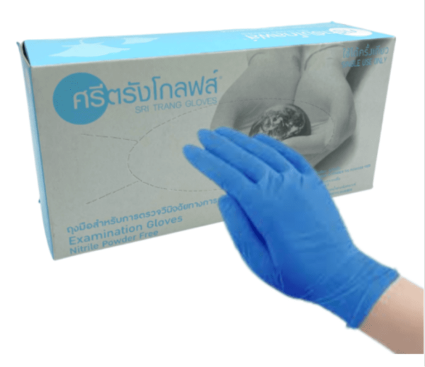 Sri Trang Brand Gloves - Nitrile - Examination - Box of 100 - Medium Only - As Low As - $4.95