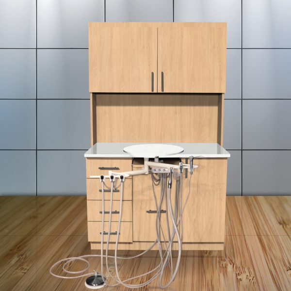12 O' Clock - Retractable Counter Top - Round - Kensington Maple