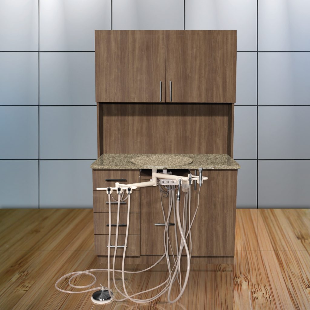 12 O' Clock - Retractable Counter Top - Round - Pinnacle Walnut - IDS ...