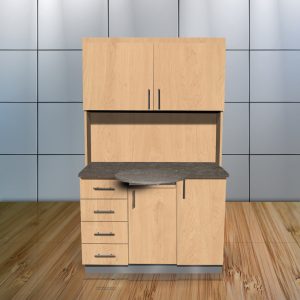 12 O' Clock - Round Retractable Counter Top - Kensington Maple