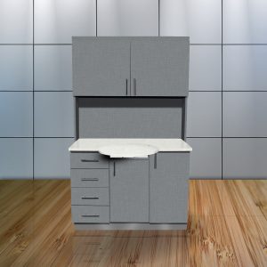 12 O' Clock - Round Retractable Counter Top - Battleship