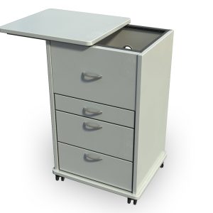 Alabama Dental Rolling Cart - New - Wood - USA - White Free Shipping
