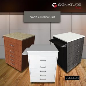 North Carolina Dental Mobile Rolling Cart