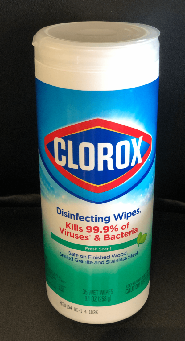 CLOROX Disinfecting Wipes 35 Wipe Canister Fresh Scent