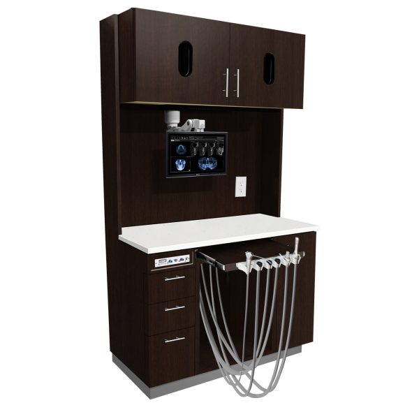 E - Series - 12 O' Clock Dental Cabinet - Cafelle