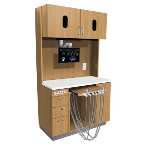 E - Series - 12 O' Clock Dental Cabinet - Natural Recon