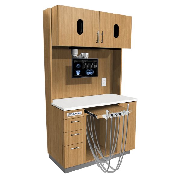 E - Series - 12 O' Clock Dental Cabinet - Natural Recon