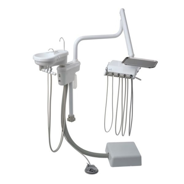 E300 Over Patient Delivery System w/ Cuspidor & Assistant???s Arm