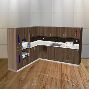 Extended Sterilization Unit - L Shaped - Pinnacle Walnut