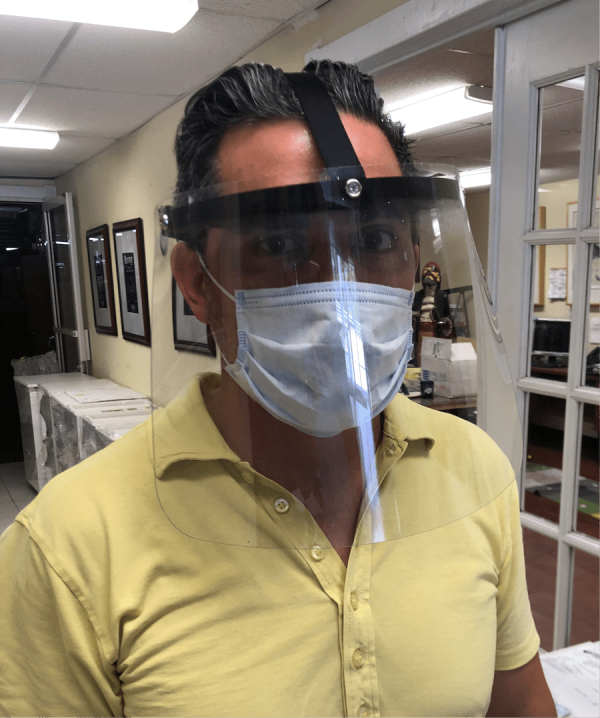 Face Shield - Reusable - Polycarbonate - High Density Foam