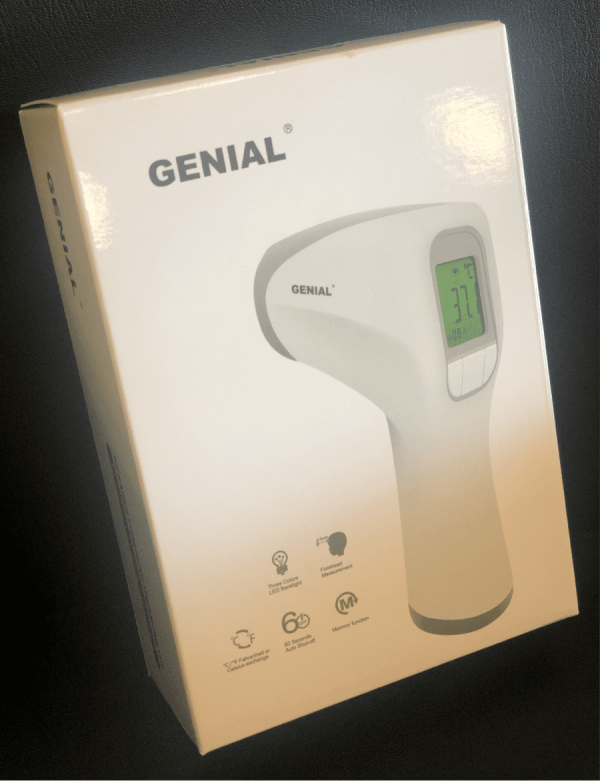 Genial Brand - Thermometer Infrared - Digital - Forehead - Portable - MUST HAVE