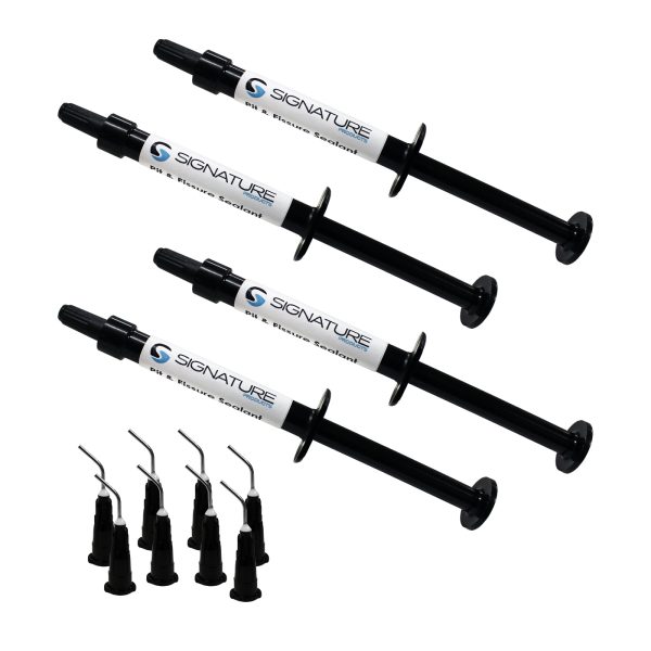 Pit & Fissure Sealant Syringes. Signature