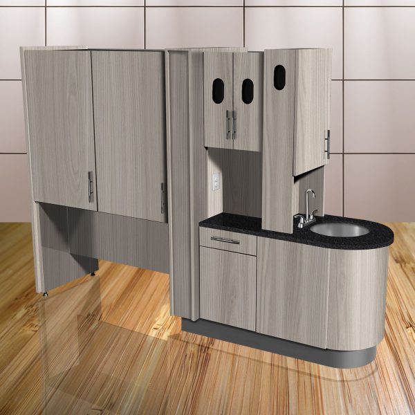 Signature II Island Unit - NEW - Solid Surface Countertop