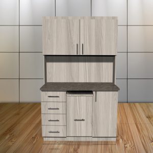 Signature Series - 12 O Clock - Retractable counter top - Grey Elm