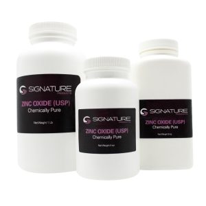 Zinc Oxide (USP). Signature